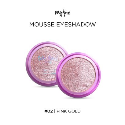 MAKNE MOUSSE EYESHADOW 02 PINK GOLD