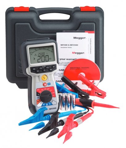 MIT2500 HIGH VOLTAGE HAND-HELD INSULATION AND CONTINUITY TESTER