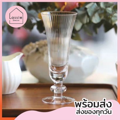 แก้วไวน์ปากกว้าง 220ml เนื้อแก้วเกรดดี ดีไซน์สวย เรียบหรูมาก