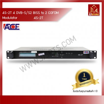 4S-2T 4 DVB-S/S2 BISS to 2 COFDM Modulator