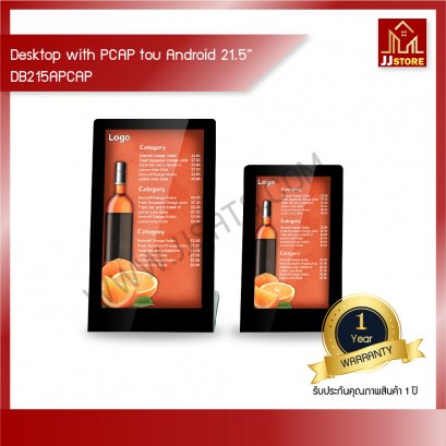 Desktop broad Information Stand with PCAP tou Android system 21.5&quot;