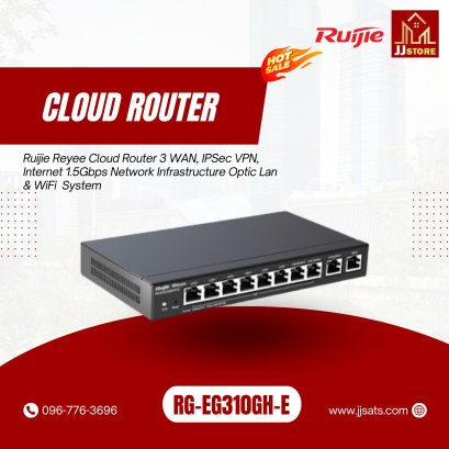 RG-EG310GH-E (Ruijie) Cloud Managed Router Multi-WAN Load Balancing Support