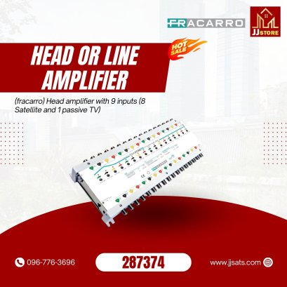 287374 SWA1730TS (fracarro) Head amplifier with 9 inputs (8 Satellite and 1 passive TV)