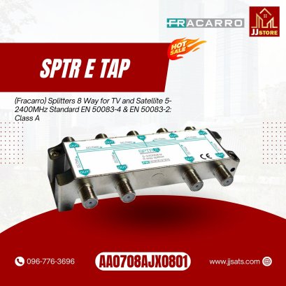 8 Way 287309 (Fracarro) Splitter Class A Shielding 5-2400MHz