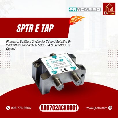 287305 (fracarro) 2 Way Fracarro Splitter Class A Shielding 5-2400MHz
