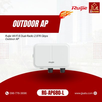 RG-AP680-L, Ruijie Wi-Fi 6 Dual-Radio 2.976 Gbps Outdoor AP