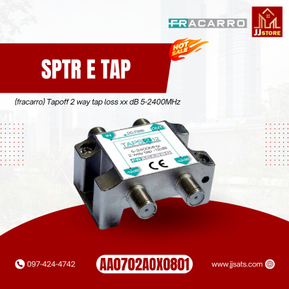 287313 (fracaaro) TAPS2 12 Tapoff 2 Way 5-2400 MHz (-12dB, -15dB, -20dB)