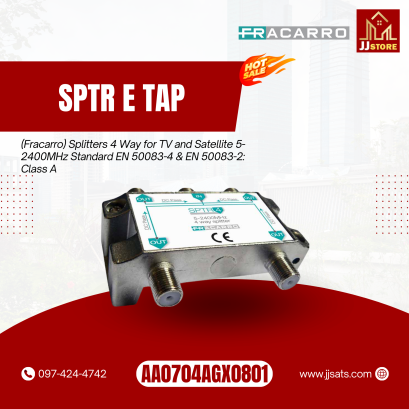 287306 (fracarro) 4 Way Fracarro Splitter Class A Shielding 5-2400MHz