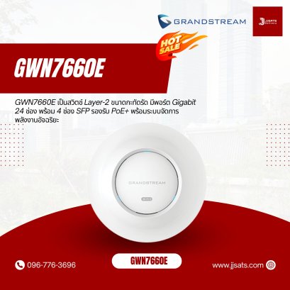 GWN7660E – จุดเชื่อมต่อ Wi-Fi 6 Dual-Band สำหรับองค์กรจาก Grandstream