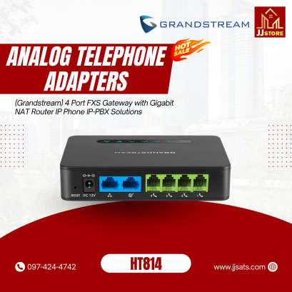 HT814 (Grandstream) 4 Port FXS Gateway with Gigabit NAT Router IP Phone IP-PBX Solutions