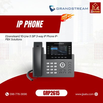 GRP2615 (Gransteam) 10-Line 5 SIP 3-way IP Phone IP-PBX Solutions