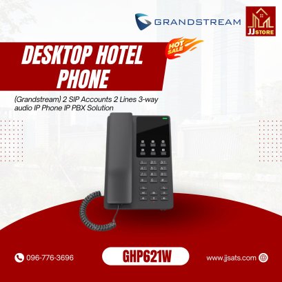 GHP621W (Grandstream) Desktop Hotel Phone w/ built-in WiFi IP PBX solution