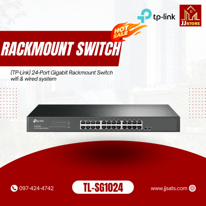 TL-SG1024 (TP-Link) 24-Port Gigabit Rackmount Switch wifi & wired system