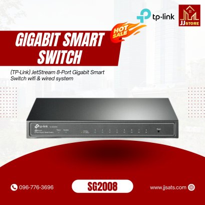 SG2008 TP-Link) JetStream 8-Port Gigabit Smart Switch wifi & wired system