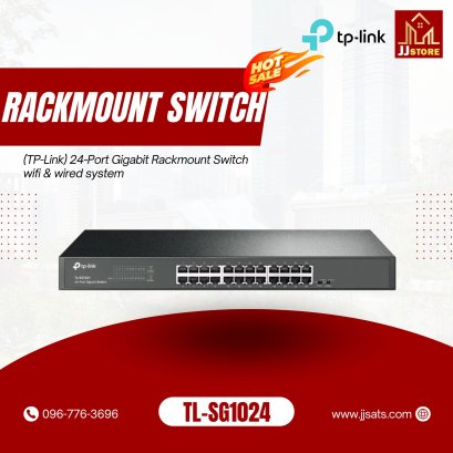 TL-SG1024 (TP-Link) 24-Port Gigabit Rackmount Switch wifi & wired system