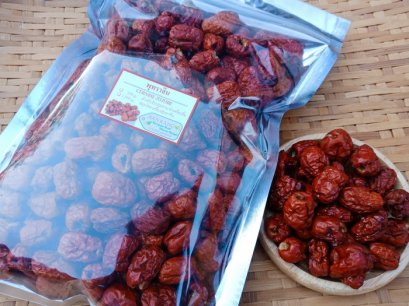 พุทราจีน หรือ พุทราแดง หรือ อั่งจ้อ (Chinese Date)