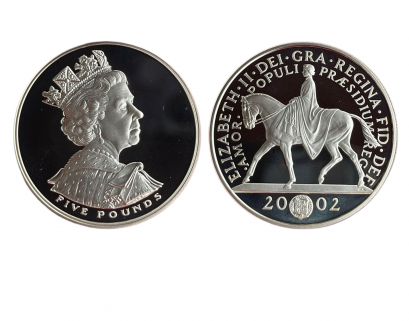 QUEEN ELIZABETH II SILVER PROOF CROWN