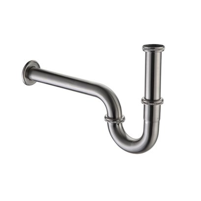 ท่อน้ำทิ้งคอห่าน ท่อยาว 16/25 ซม. สแตนเลส 304