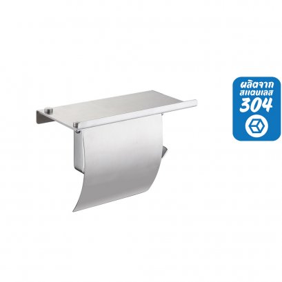 ที่ใส่กระดาษแบบมีฝาและมีที่วางของสแตนเลส 304