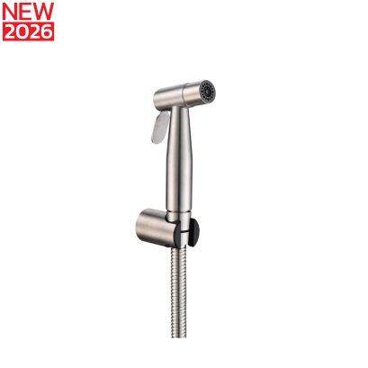 ชุดสายฉีดชำระ 2 ระบบ พร้อมสายและขอแขวน สแตนเลส 304