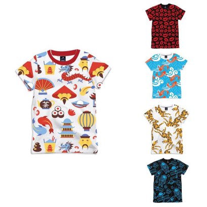 เสื้อยืดเด็กมากกว่า 100 ลาย