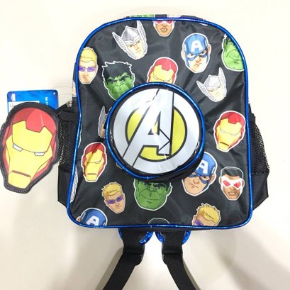 เป้รุ่นสูง12นิ้ว  marvel hero นิ้วมีโซเฟียขนฟูนุ่ม dumptruck