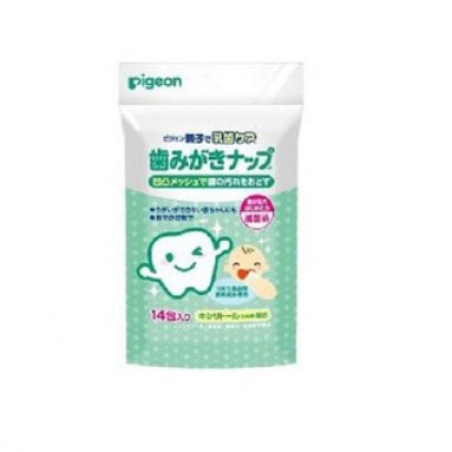  ผ้าเช็ดฟัน Pigeon 14ชิ้น 4902508103817