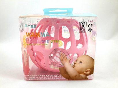 MAMMA BALL - ม่าม๊าบอล ลูกบอลจับขวดนมเสริมพัฒนาการ (สีชมพู)