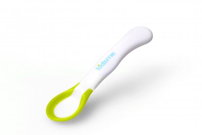 ช้อนป้อนอาหารแบบแสดงอุณหภูมิ แพ็คคู่ – สีเขียว