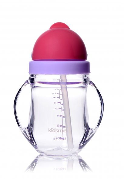 ขวดหัดดื่มสำหรับเด็กเนื้อไตรตัน – สีชมพู