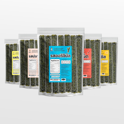 Grilled Seaweed Crunchy Roll Mr.Lee Brand ( 9 Flavor )