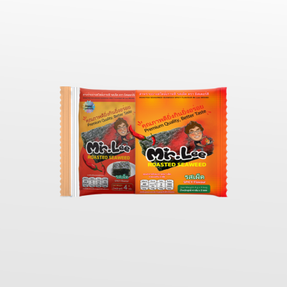 2P-Roasted Seasoned Seaweed Spicy Flavour Mr.Lee Brand