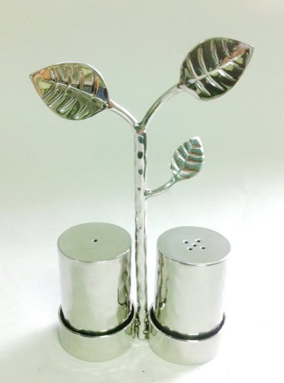 Stainless Steel Salt and Pepper Shaker Set