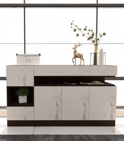 Bhome ตู้เก็บของเอนกประสงค์ พร้อมชั้นเปิดโชว์ของ แบบลอยตัว ออกแบบจัดวางให้เหมาะสม สามารถกำหนดขนาดของชั้นวาง และ ชั้นโชว์ได้ตามต้องการ