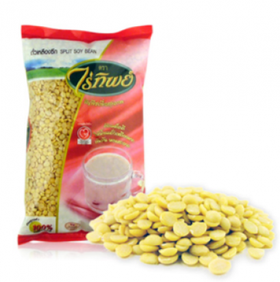 PEELED SPLIT SOY BEAN ถั่วเหลืองปอกเปลือกแยก