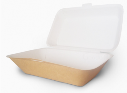 กล่องอาหารกระดาษ 900 ml. 500 pcs/crate