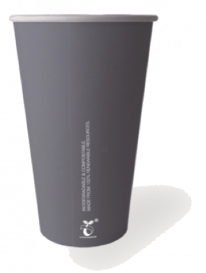 16oz Single wall Bio paper cup แก้วกระดาษย่อยสลาย 16 ออนซ์ ผนังชั้นในสีขาว ขนาดสินค้า : Dia. 90mm. 50ชิ้น/แพค 1,000ชิ้น/ลัง