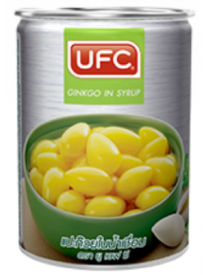 GINKGO IN HEAVY SYRUP  20 OZ. แปะก๊วยในน้ำเชื่อม