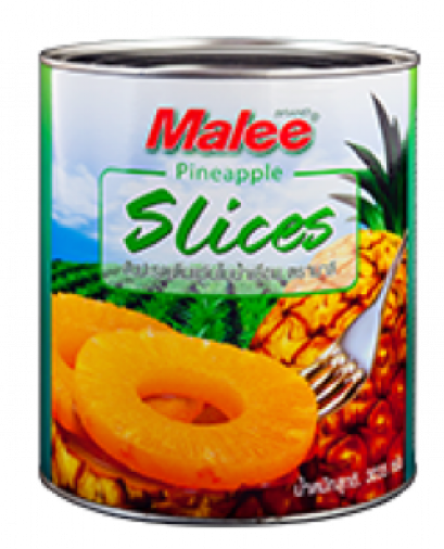 SLICE PINEAPPLE IN HEAVY SYRUP 20 OZ. สับปะรดในน้ำเชื่อม
