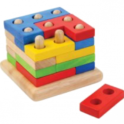 STACKING JIGSAWS เกมเพิ่มพัฒนาการความสามาถเด็กเล็ก