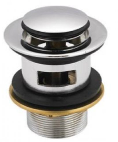 AMARICAN STANDARD PUSH LOCK WASTE&amp;OVERFLOW FOR LAVA TYPE A สะดืออ่างล้างหน้าแบบกด (เล็ก) 