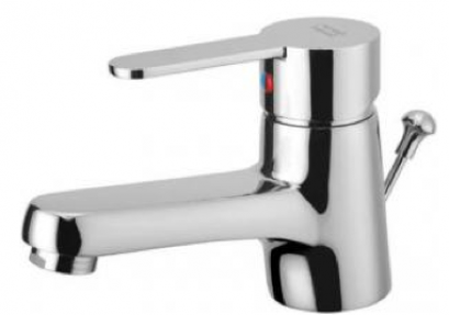 SEWA SINGLE 1H LAVA W/STOP V&amp;POP-UP ก๊อกผสมอ่างล้างหน้า รุ่น ซิวา (พร้อมสะดืออ่างและสต็อบวาล์ว)