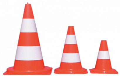 กรวยจราจร PVC Traffic Cone