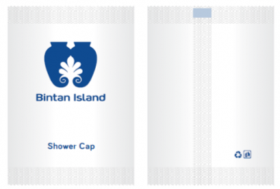 AMENITY SCREEN LOGO/HOTEL SHOWER CAP สกรีนโลโก้ซองใส่หมวกอาบน้ำ