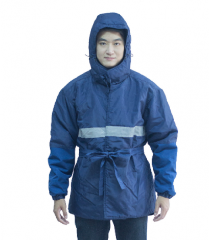 FREEZERWEAR JACKET เสื้อกันหนาว มีแผ่นทะท้อนแสง มีฮู้ดคลุม