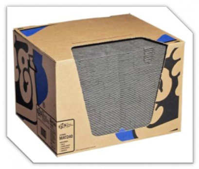 Water and oil slurry absorbing sheet 100 pads แผ่นดูดซับสารละลาย น้ำ และน้ำมัน