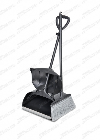 DUST PAN WITH COVER (BLACK) OCTOPUS ไม้กวาดและที่ตักผง