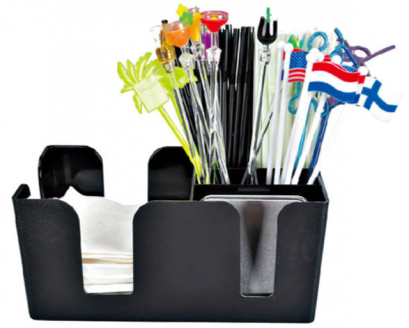 Service bar caddy  กล่องใส่ทิชชูและของใช้บนเคาเตอร์