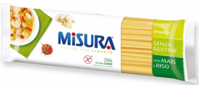MISURA SPAGHETTI GLUTEN FREE 250 G.