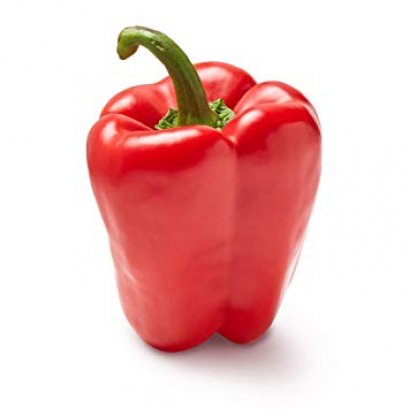 Red bell pepper พริกหวานสีแดง